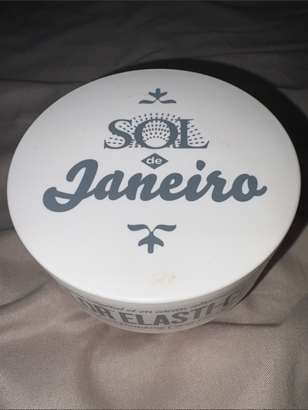 Sol de Janeiro White Cream Jar - White and Gray Label - Picture 3 of 10